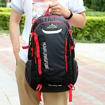 

Backpack Practical Durable Canvas Men High Capacity Student School Bag Field Survival Shoulders Picnic Travel Bag Outdoors