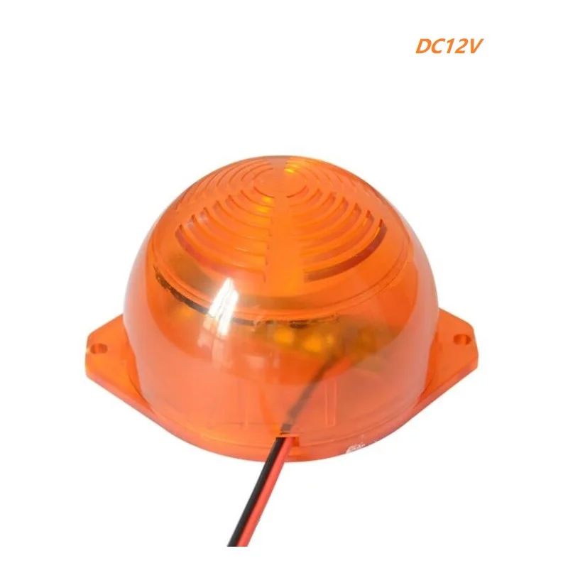 DC12V100db Alarm Siren With Strobe Light Outdoor LED Flashing Lamp Blinker Alarm Light Emergency Beacon For Shutter ring alarm wall mount Alarms & Sensors