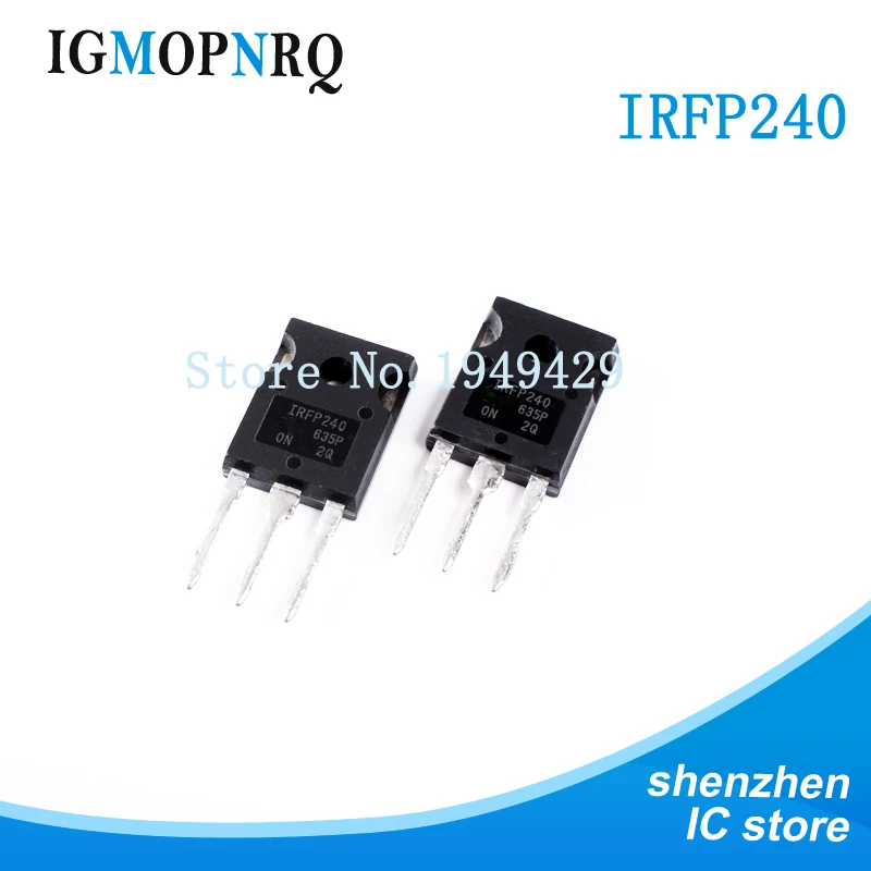 5 Pz Irfp240Pbf To-247 Irfp240 Mosfet N-Chan 200V 20 Amp Nuovo