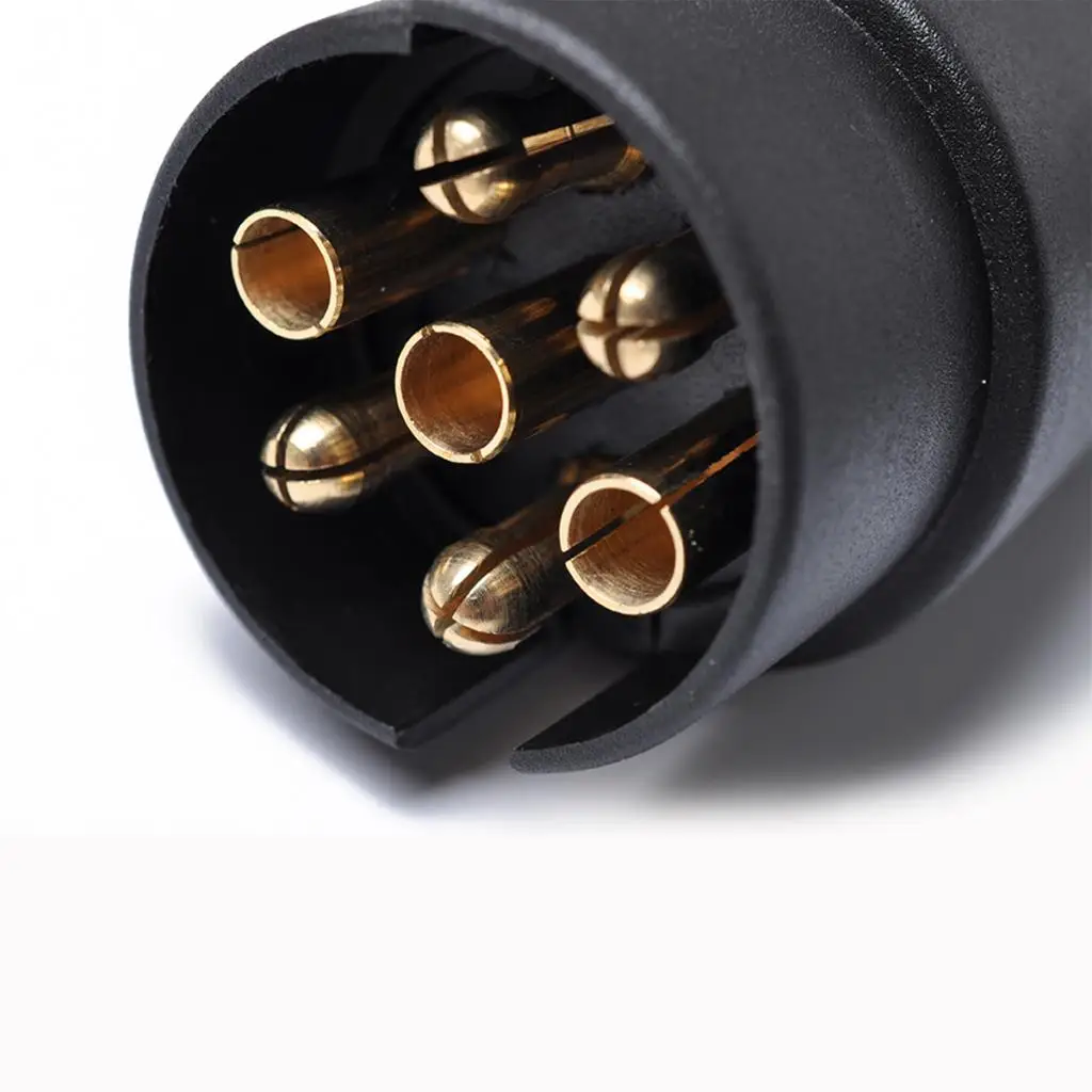 7 Pin Trailer Plug Wiring Connector 12v Tow Bar Towing Plug Rv Parts