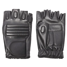 Мужские спортивные перчатки для занятий спортом на открытом воздухе, кожаные черные перчатки для велоспорта
