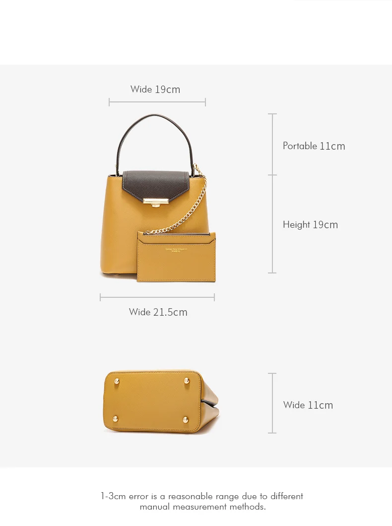 JONBAG, Европейская и американская желтая сумка-мешок, женская маленькая сумка, сумка-мессенджер, новая мода