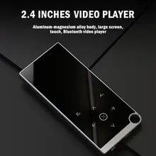 2,4 дюймов MP3-плеер Bluetooth 4,2 HIFI музыкальный плеер 8G/16G Видео fm-радио портативный спортивный плеер с электронной книгой диктофон