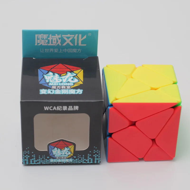 Speed MoYu MeiLong Axis Magic Cube Stickerless 1pcs BianHuanJinGang Cubo Magico Ultra-smooth Adult Original Box | Игрушки и хобби