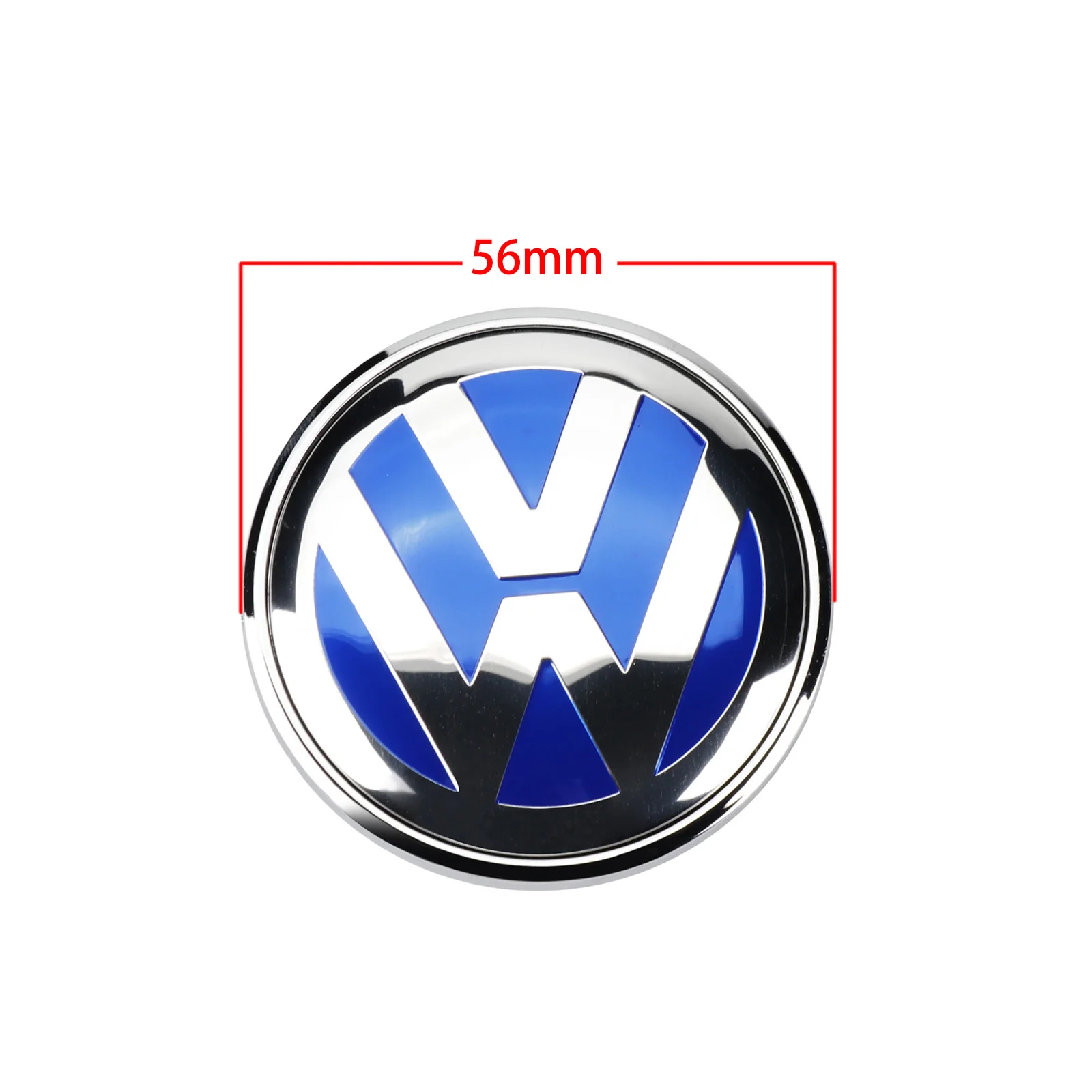 Pаспродажа 4 шт. компл. СИНИЙ 65 мм 3B7 601 171 Центральная крышка колеса логотип заглушка автомобильного колпака значок эмблема для VW Volkswagen Jetta MK5 Golf Passat