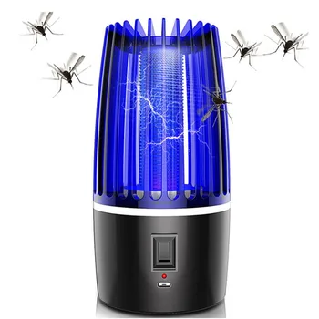 

2020 New 2 in 1 USB Rechargeable Mosquito Killer Lamp LED Bug zapper Insect Killer Pest Repeller Camping Light Mosquito Trap