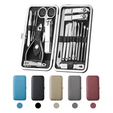Профессиональный 19 шт./компл. Многофункциональный Нержавеющая сталь стрижки ногтей инструмент кусачки для ногтей комплект Красота ножницы для ногтей кусачки для ногтей комплект