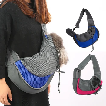 

Pet Carrier Dog Cat Sling Single Shoulder Bag Carrier Bags For Small Pets Dog Front Chest Carrier Outdoor Travel Hands-Free Bag