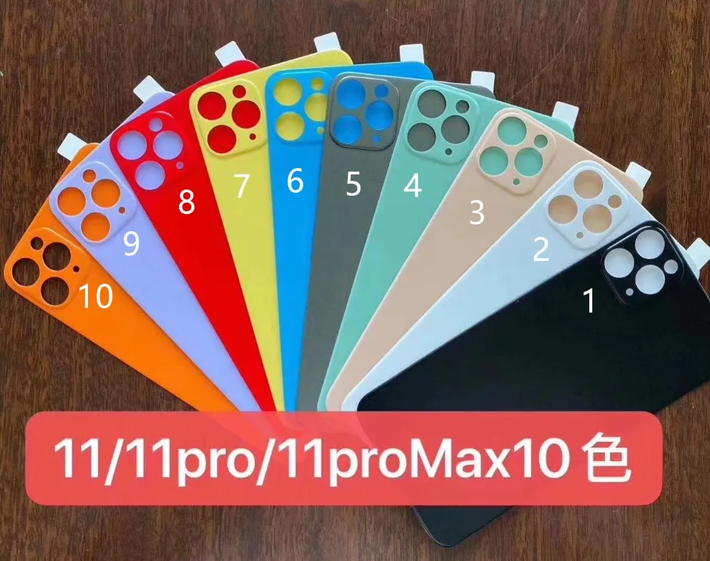 

10pcs Colorful Matte Skins Film Wrap Skin Phone Back Sticker For iPhone11 Pro Max Protective Sticker Film For iPhone11 Pro