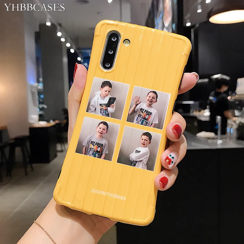 YHBBCASES для Samsung Note 10 8 9 милый мягкий чехол мальчика Galaxy S10 Plus S8 S9 3D тонкая талия
