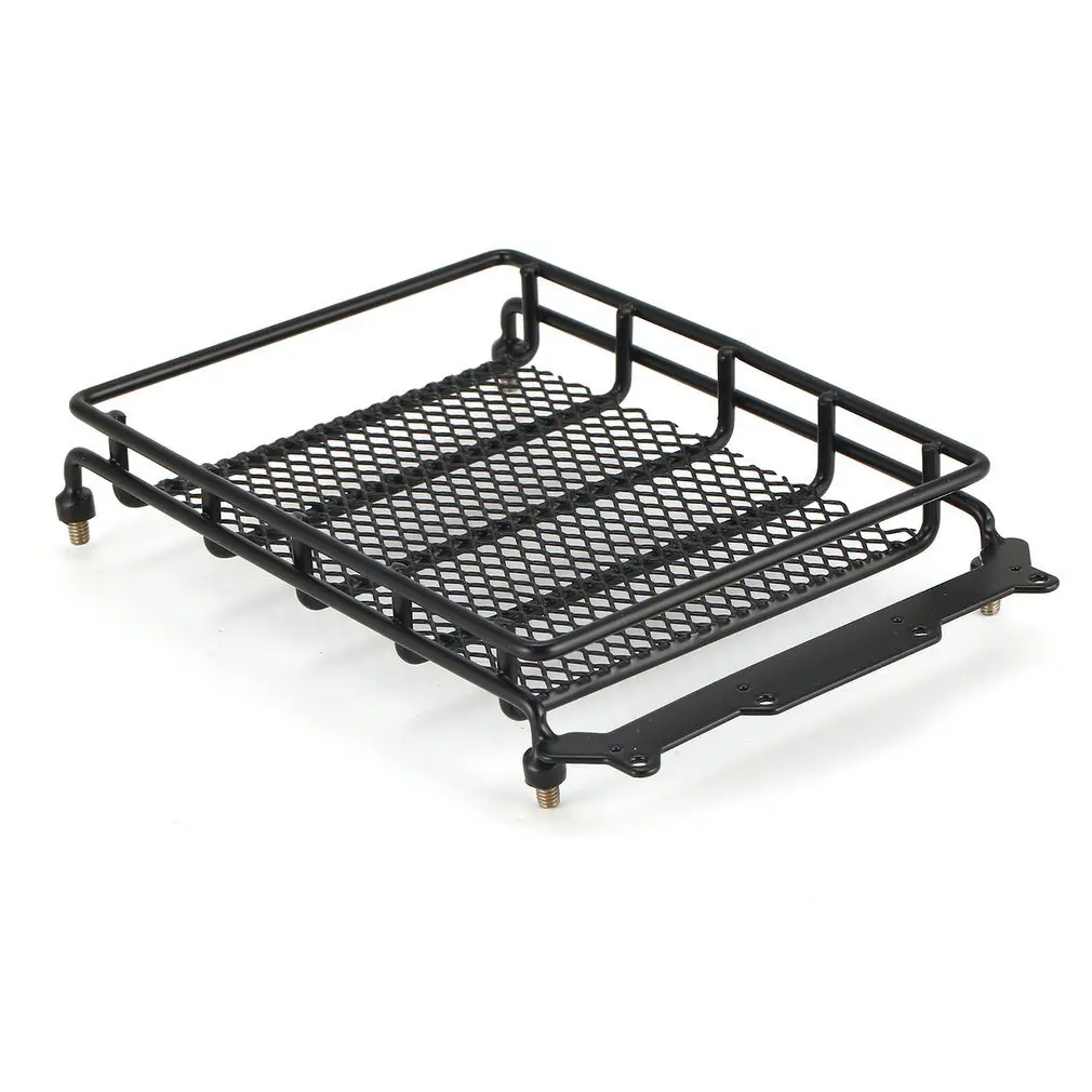 metal roof rack luggage carrier with led spotlights bar for 1/10