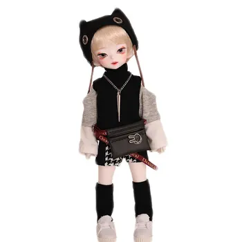 

MODIKERBJD 1/6 BJD Dolls Makeup Viol SD Doll with Eyes and Full Clothes Winter Style - Light Color Skin