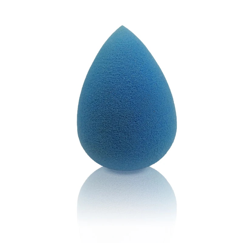 Blue Макияж основа Губка макияж Косметическая пудра гладкая Красота Косметика Макияж Губка Красота Инструменты форма капли воды - Цвет: Blue