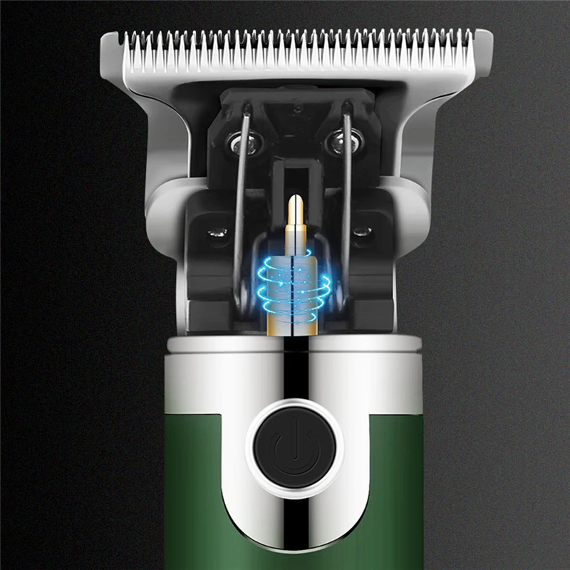 Aparador de Cabelo Máquina de Cortar Elétrica sem Fio para Homens Recarregável Cabelo Usb 0mm 11 Computers & Electronics