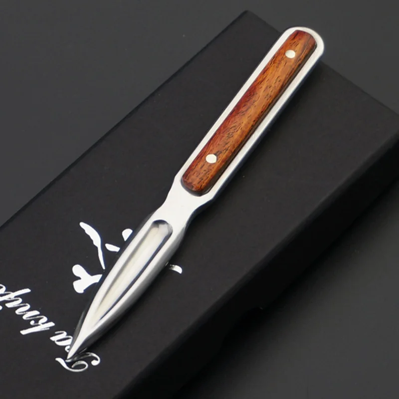 Tea Needle Set 1Pcs Stainless Steel Chinese Puer Tea Needle Cutter Damascus Pattern Tea Knife Accessories Knife