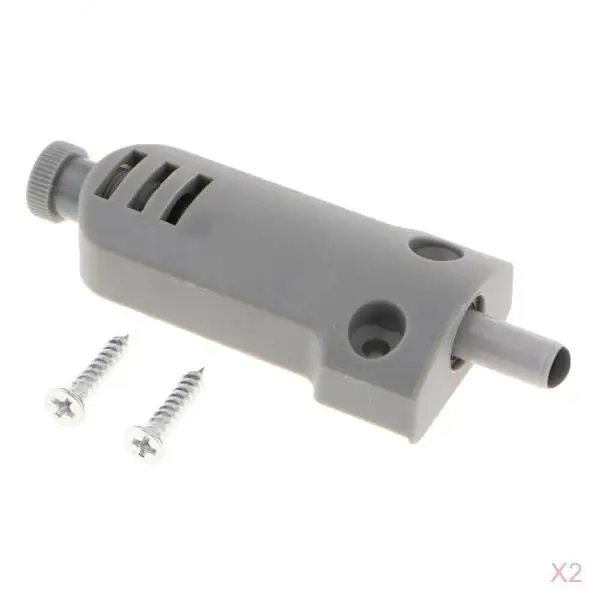 2pcs&nbsp;Wardrobe Cabinet Door Damper Noise-cancelling Soft Close Buffer Cushion for Heavy-duty Kitchen Doors- Gray