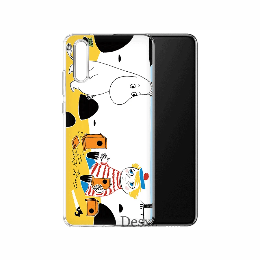 3 Чехол для мобильного телефона из ТПУ для huawei P30 P20 P10 P8 P9 Lite Pro P Smart Z Plus, чехол из мультика moomin hippo - Color: 3
