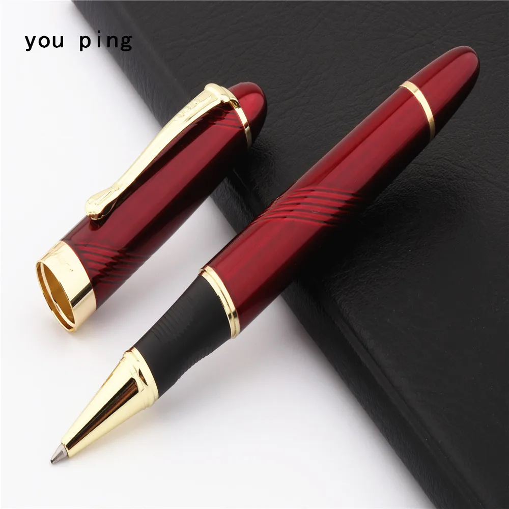 JINHAO X450 Red spiral line Color Business office Nib Medium Rollerball Pen New | Канцтовары для офиса и дома
