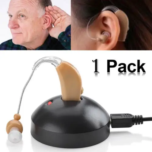 Small In Ear Invisible Best Sound Amplifier Adjustable Tone Hearing Aids Rechargeable Acousticon Sound Amplifier Earphones