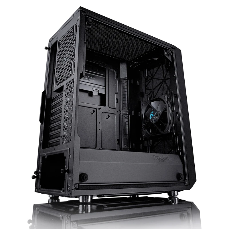 Корпус Fractal Design Meshify C Blackout TG черный без БП ATX 5x120mm 4x140mm 2xUSB3.0 audio bott PS