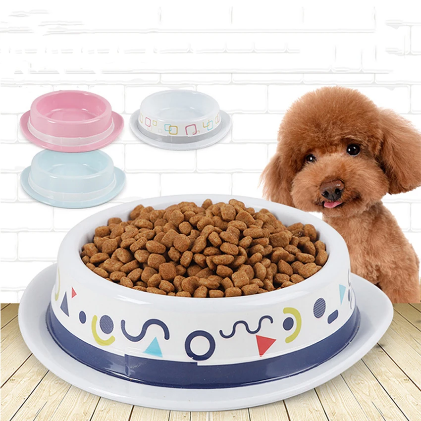 Dog Bowl Sport Travel Pet Dog Cat Food Feeder Outdoor Drinking Water Fountain Pet Feeding Tool Plastic Cartoon Style Pet Feeder
