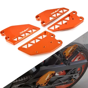 

Motorcycle For KTM DUKE 125 250 390 2017 2018 2019 Front Rear Foot Peg Heel Protective Cover Brake Cylinder Guard 250 390 DUKE
