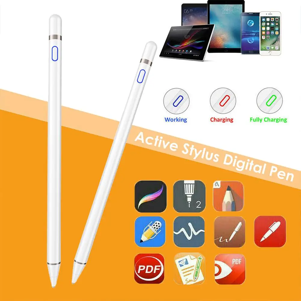 Universal Capacitive Stlus Touch Screen Pen Smart Pen for IOS/Android System Apple iPad Phone Stylus Pencil Touch Pen