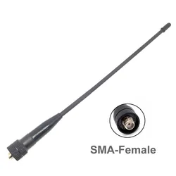 669C SMA-Female Flexible VHF/UHF Dual Band Two Way Radio Antenna For Portable Radio BAOFENG UV-5R UV-5RE HF Antenna
