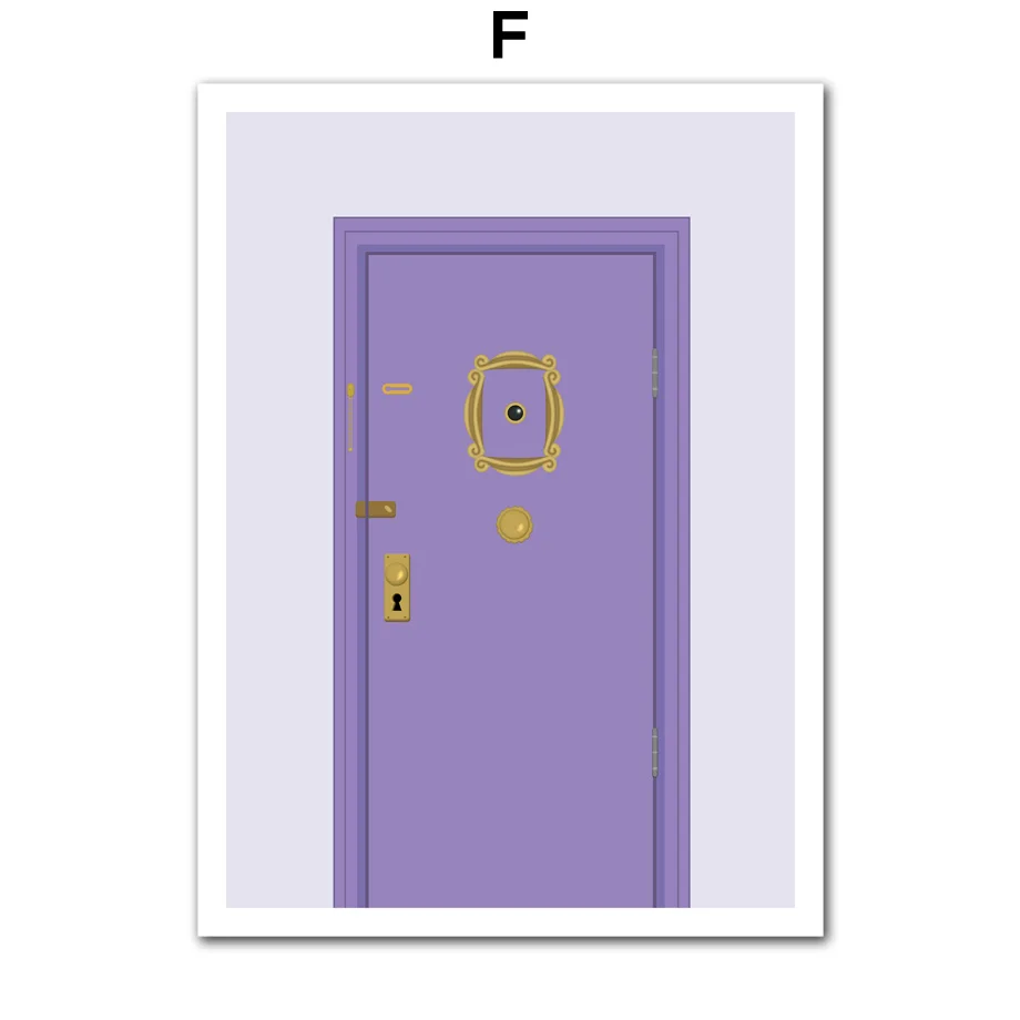 Friends-TV-Show-Door-Smelly-Cat-Nordic-Posters-And-Prints-Wall-Art-Canvas-Painting-Classic-Wall (8)