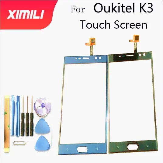 100% Оригинальный 5 дюймов для Oukitel K3 сенсорный экран дигитайзер стеклянная панель