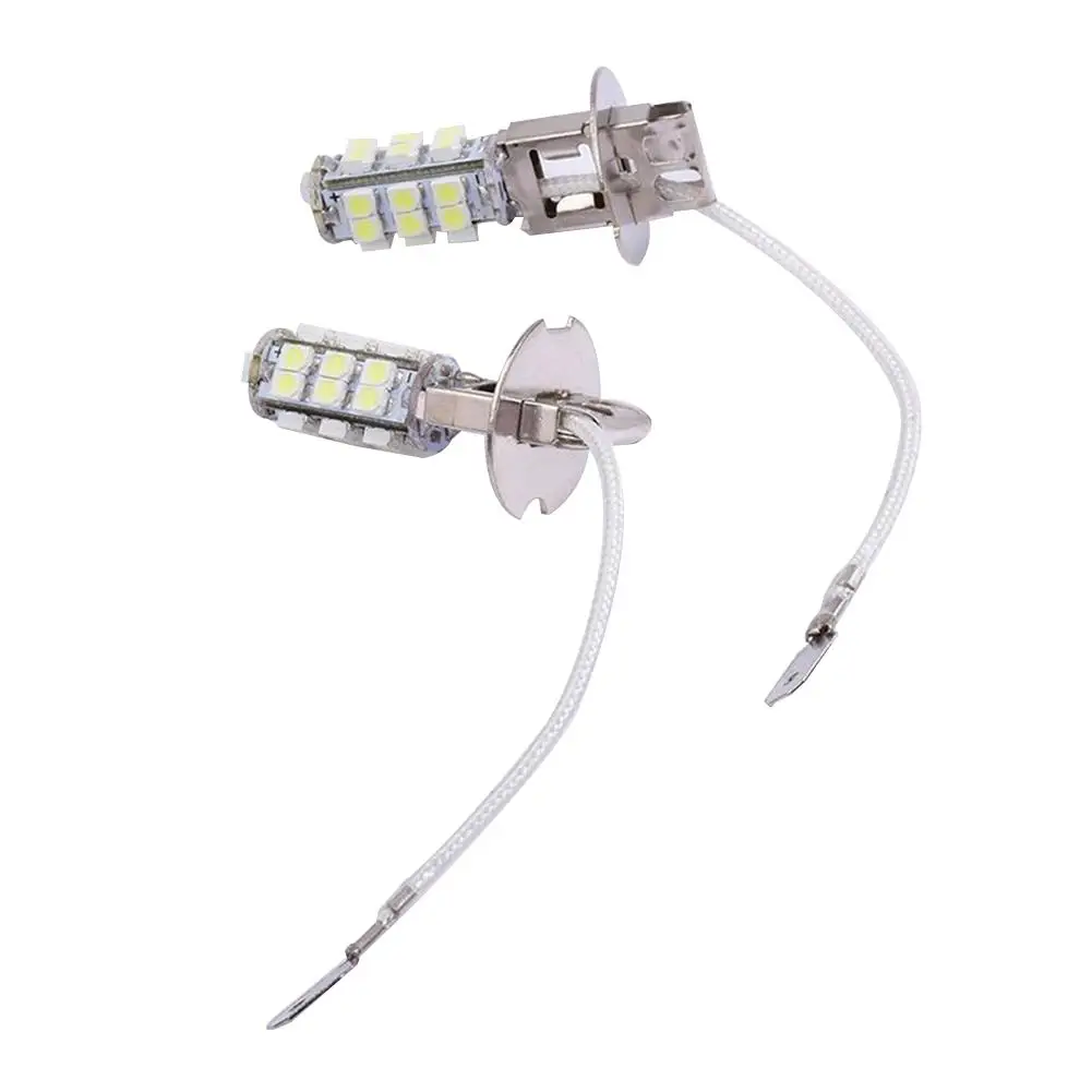 HiMISS отражатели 2 шт мощностью 12V для H3 26-SMD светодиодный Wit авто передняя противотуманная фара светильник лампа универсальный Применение для повышения безопасности