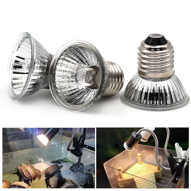220V Reptile Heat Lamp Reptile Light Bulb Reptile Lamp Bulb Lamp for Turtle Tortoises Heating Holder Thermometer Hygrometer Turtle Tortoises Basking