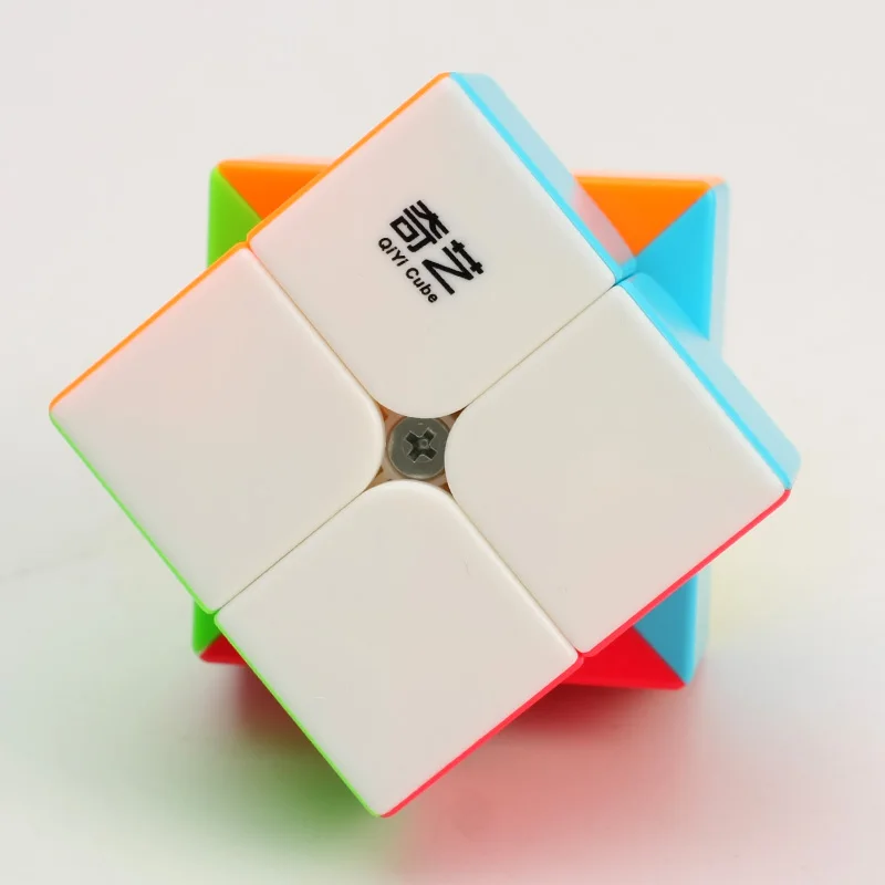 QiYi QiDi S 2x2 магический куб головоломка игрушки скорость головоломка cubo magico 2x2 игрушек для детей антистресс нео куб - Цвет: qidi white