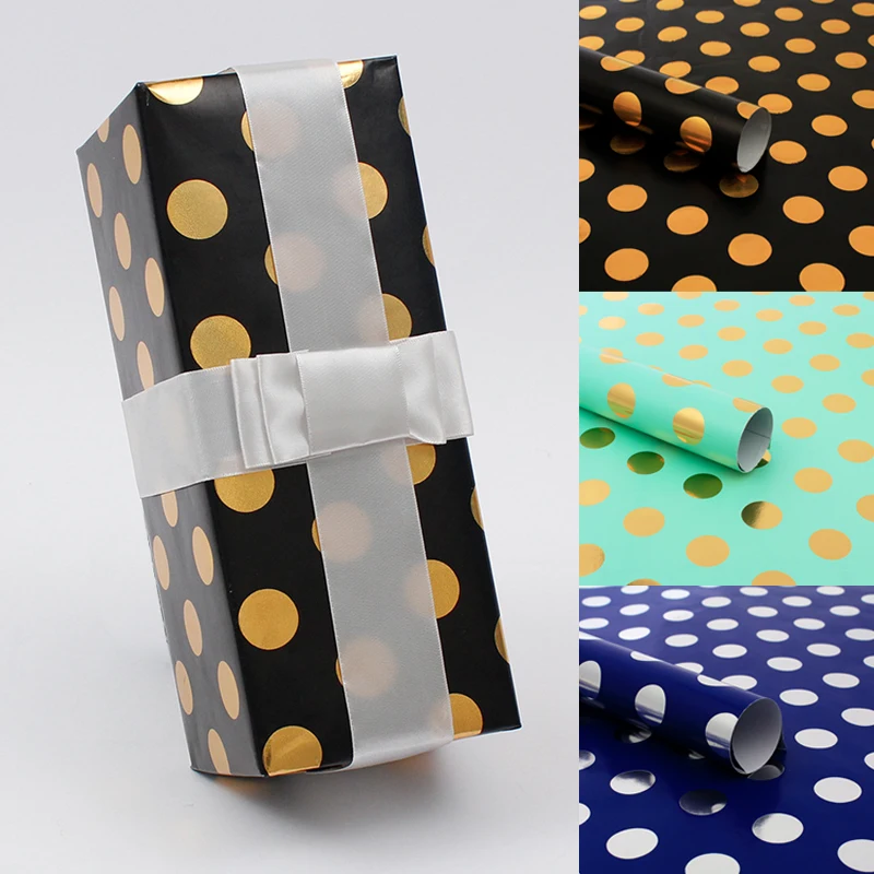 50*70 см подарочная упаковочная бумага подарочная коробка Artware упаковочный материал точечная бумага для фестиваля вечерние упаковочные материалы для декора