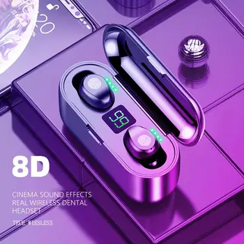 

Bluetooth V5.0 Earphone Wireless Earphones Stereo Sport Wireless Headphones Earbuds headset 3500 mAh Power For iPhone For Xiaomi