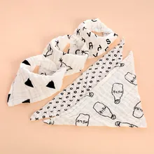 Нагрудник для младенцев, треугольник, хлопок, очень мягкая бандана, слюнявчик, впитывает воду, детские слюнявчики, нагрудники полотенца, аксессуары для кормления новорожденных