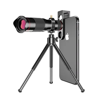 

TOKOHANSUN HD 48X metal telephoto zoom lens telescope monocular mobile lens+ extendable tripod for Xiaomi Huawei all Smartphones