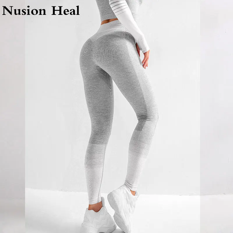 Fitness High Waist Legging Tummy Control Seamless Energy Gymwear Workout Running Activewear Yoga Pant Hip Lifting Trainning Wear