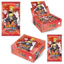Cartas de juego de película de Narutoes para niños, cartas de Anime japonés de dibujos animados Hokage, Colección SR, Uchiha Sasuke, Ninja Wars R, juguetes para niños