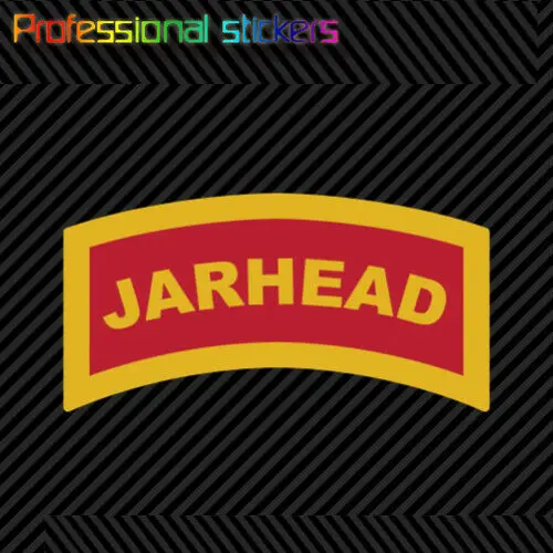 

Jarhead Tab Sticker Premium Die Cut Vinyl Marines Usmc Stickers for Car, RV, Laptops, Motorcycles, Office Supplies