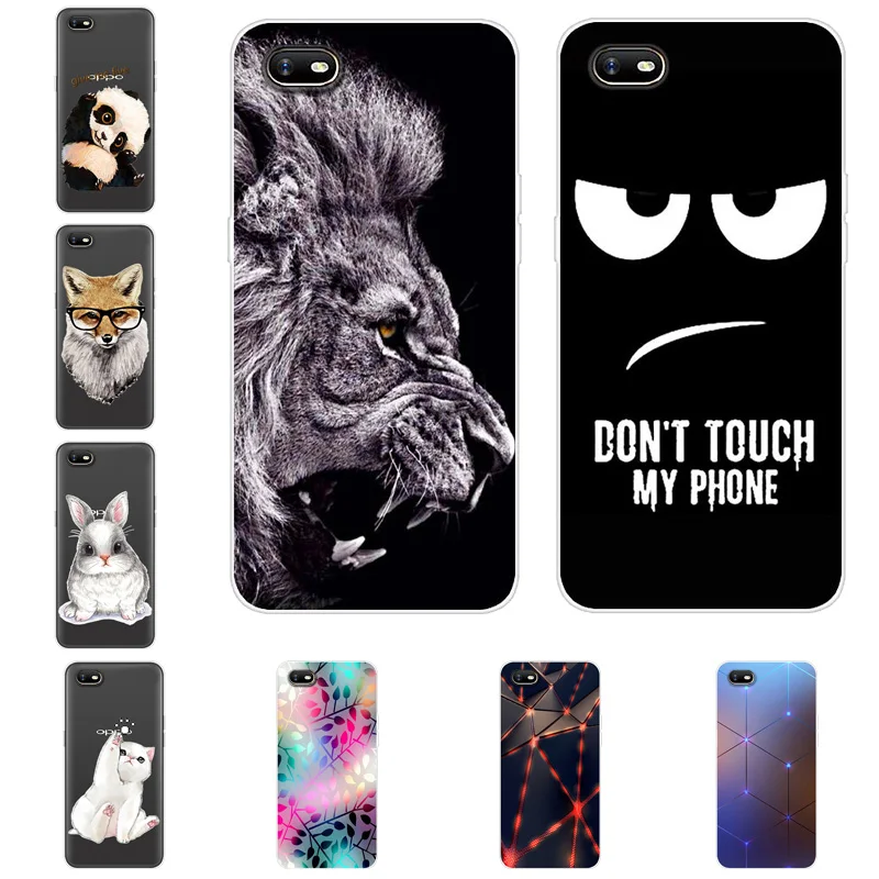

For OPPO A1K Case Cute Cartoon Soft TPU Clear Bumper Capa For OPPO A1K CPH1923 A 1K Case Silicone Phone Cover Coque A1 K Fundas