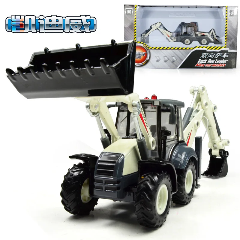 

Cadeve 1: 50 Fully Alloy Toy Engineering Two-Way Shovel Car Model Children Model Furnishings Collection