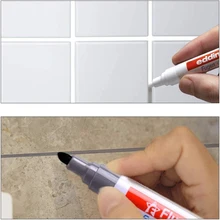 HOT Waterproof Tile Gap Repair Color Tile Refill Grout Pen Paint Edgers Bathroom Porcelain Filling Mouldproof Paint Clean Agent