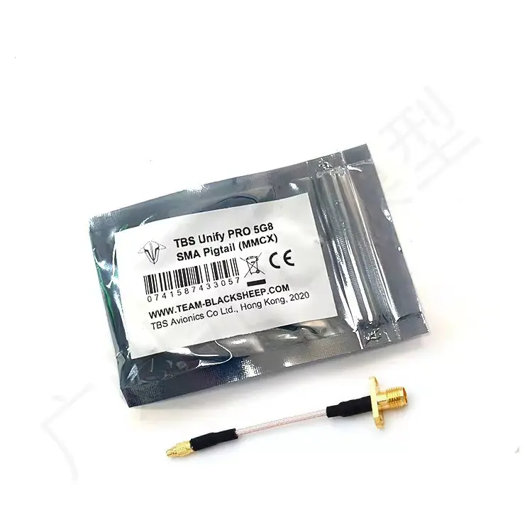 

Видеопередатчик TBS Unify PRO 5G8 SMA Pigtail (MMCX) Удлиненная антенна для TBS UNIFY PRO 5G8 V3