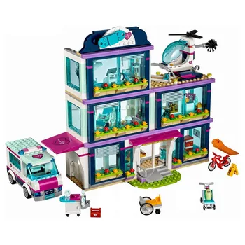 

01039 Amigos seriesMenina 932 pcs Blocos deConstruction de brinquedos Tijolos Heartlake Hospital Children brinquedo
