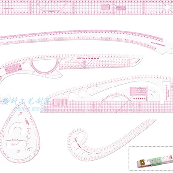 

Plastic French Curve Metric Sewing Clothes Ruler Measure For Dressmaking Tailor Grading Curve Rule Pattern Making 02062333