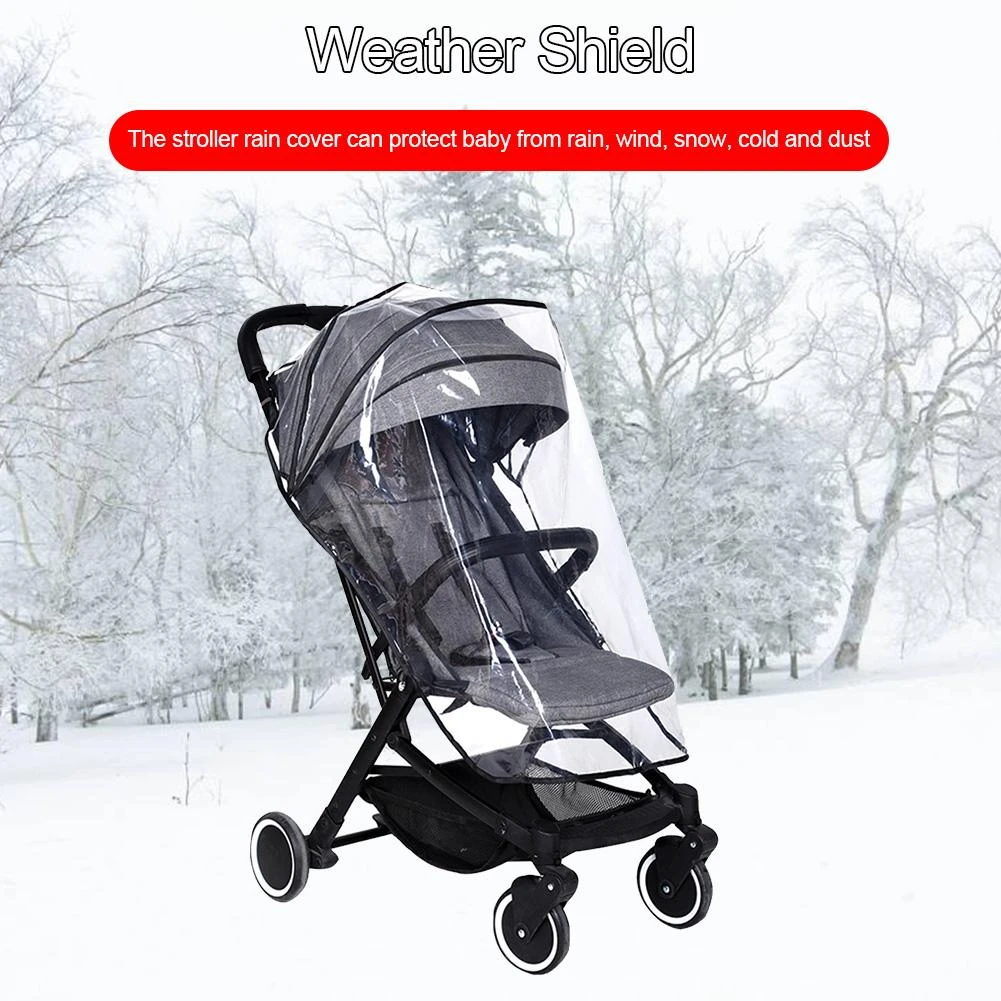 Baby Stroller EVA Environmental Protection Material Children's Stroller Universal Rain Cover Raincoat Baby Stroller Accessories baby stroller accessories desk	