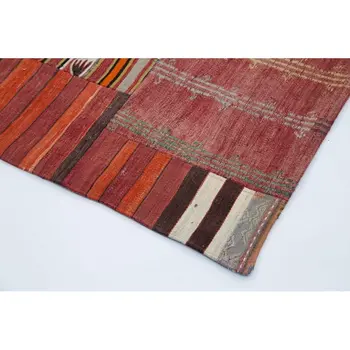 

201x301 Cm Multicolor Handmade Rugs Patchwork Rug-7x10 Ft