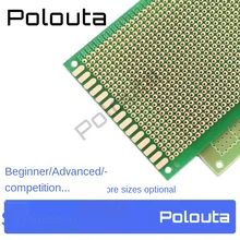 PCB – panneau universel en Fiber de verre à huile verte cuivrée simple face, 10x22, 12x18, 15x20, 13x25, trous de 2.54mm, pas de 1.6mm