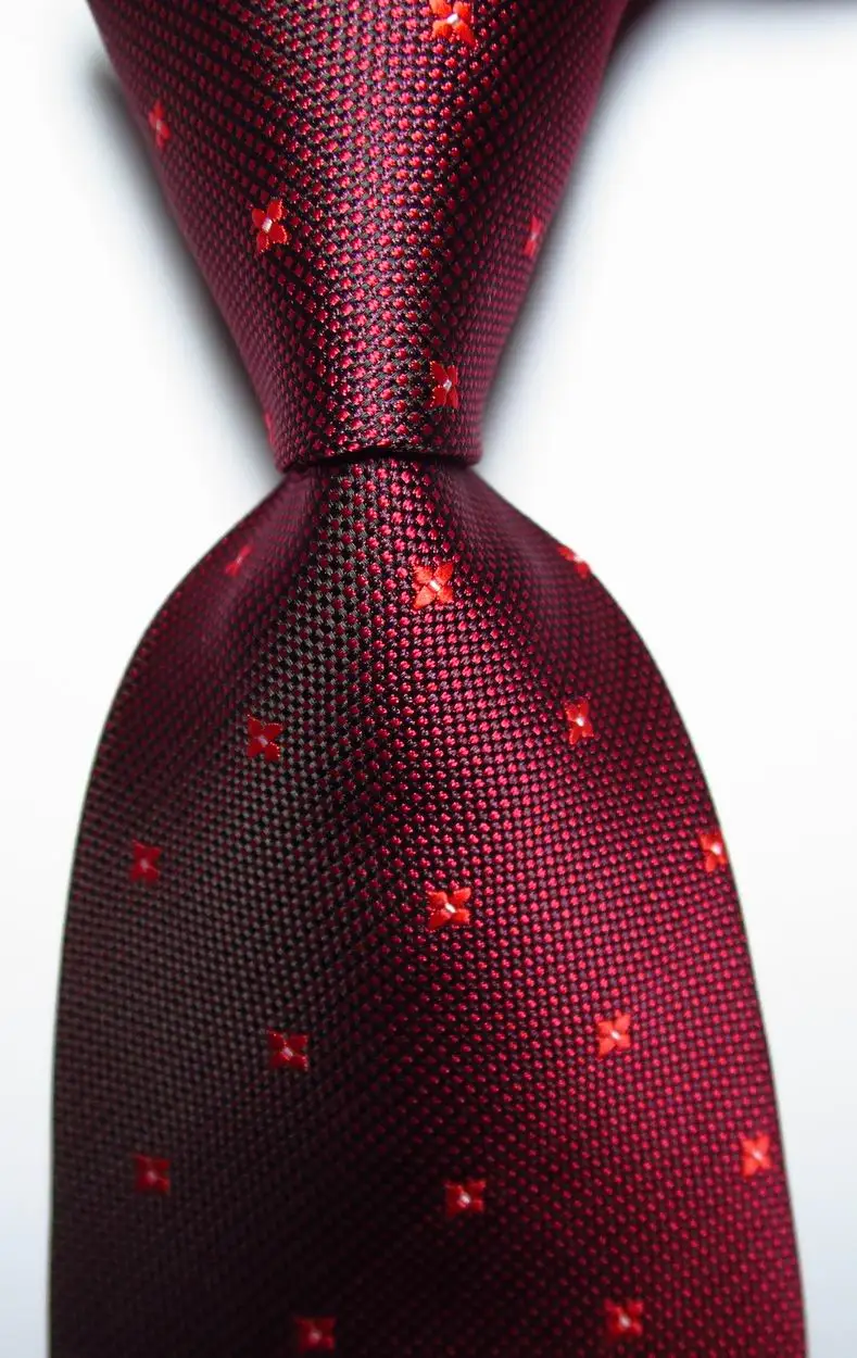 Модный галстук с узором "огурцы" Мужской 8 см набор шелковых галстуков красный черный коричневый жаккард Тканый Шелковый мужской галстук